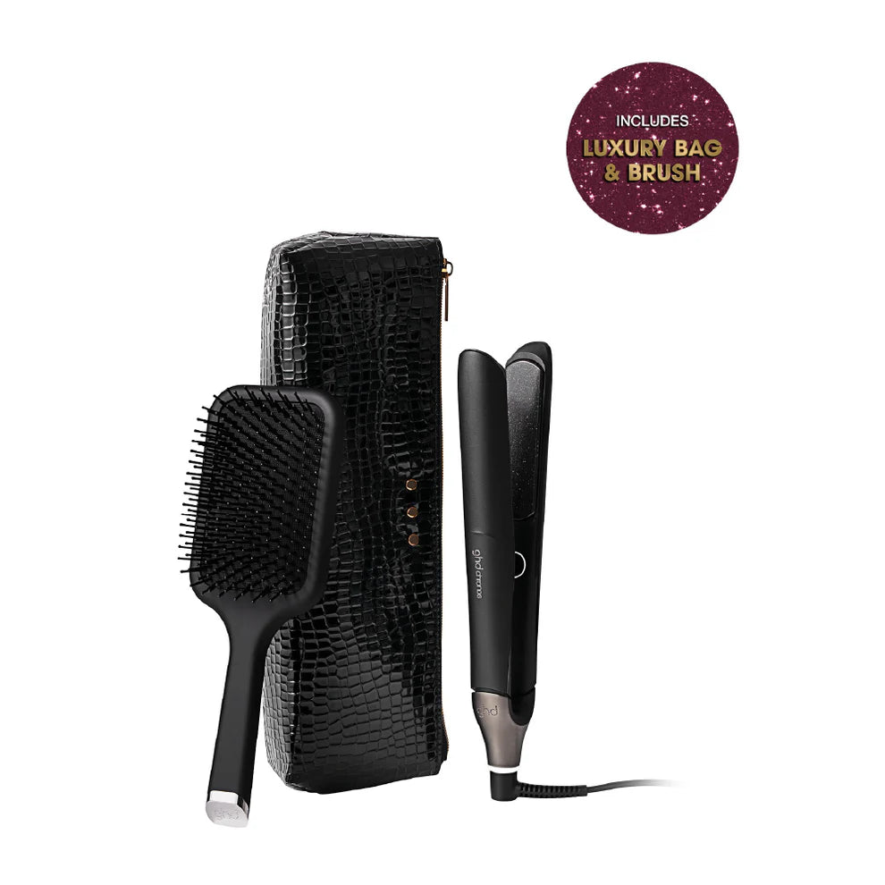 ghd Chronos Hair Straightener Gift Set with Bag & Paddle Brush