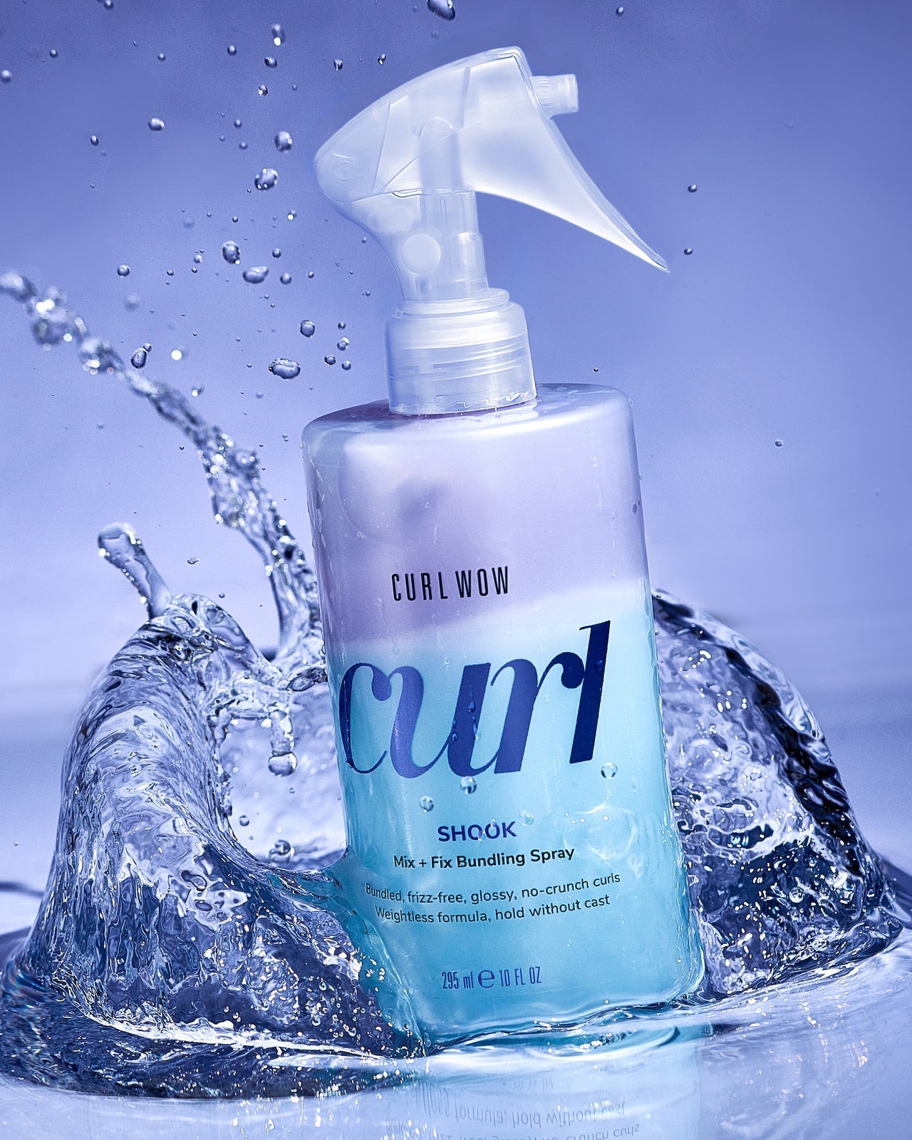 Curl Wow Shook Mix + Fix Bundling Curly Hair Spray 295ml