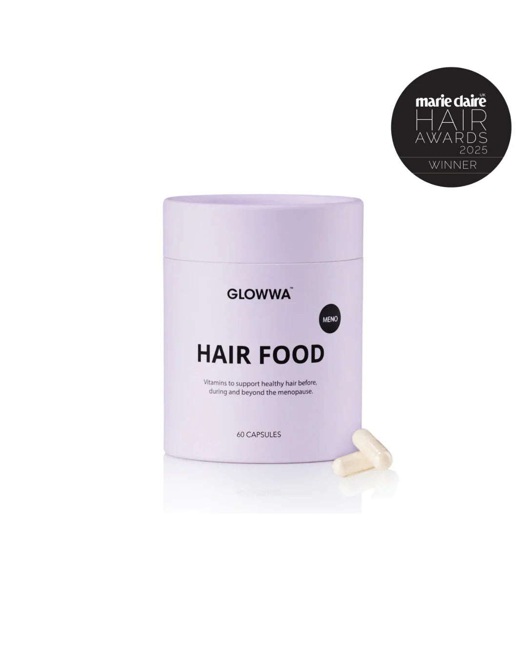 Glowwa Hair Vitamins - Meno 60 Capsules