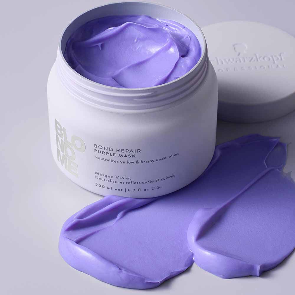 Schwarzkopf BLONDME Bond Repair Purple Mask 200ml