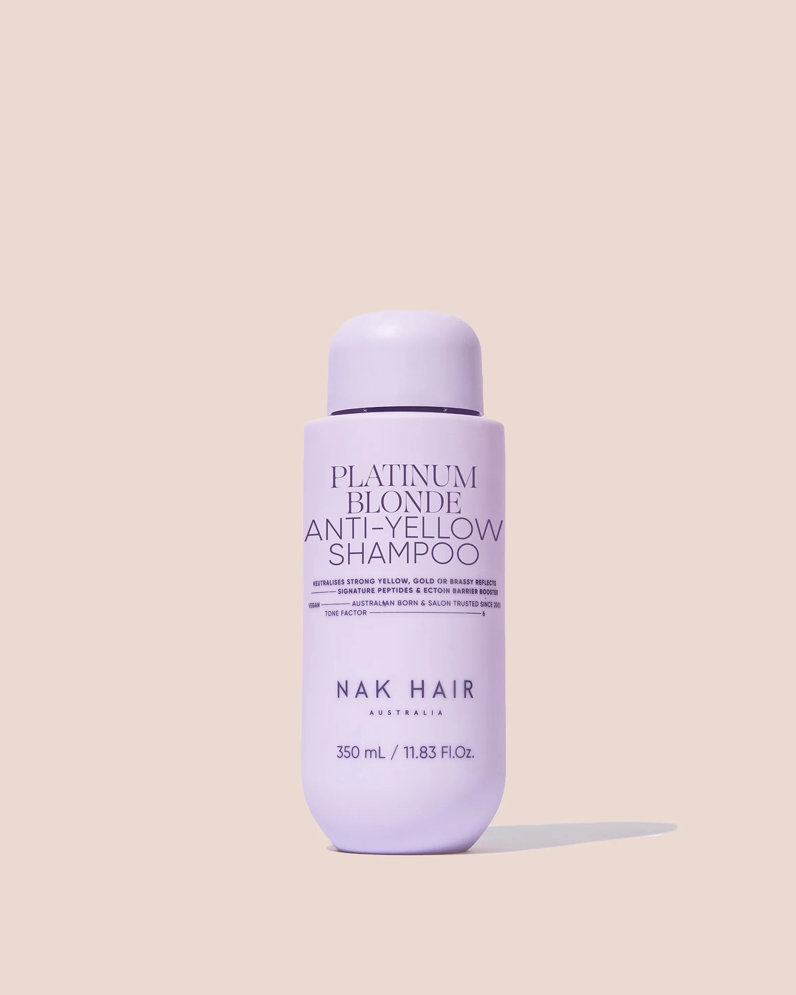 NAK Signature Platinum Blonde Anti-Yellow Shampoo 350ml