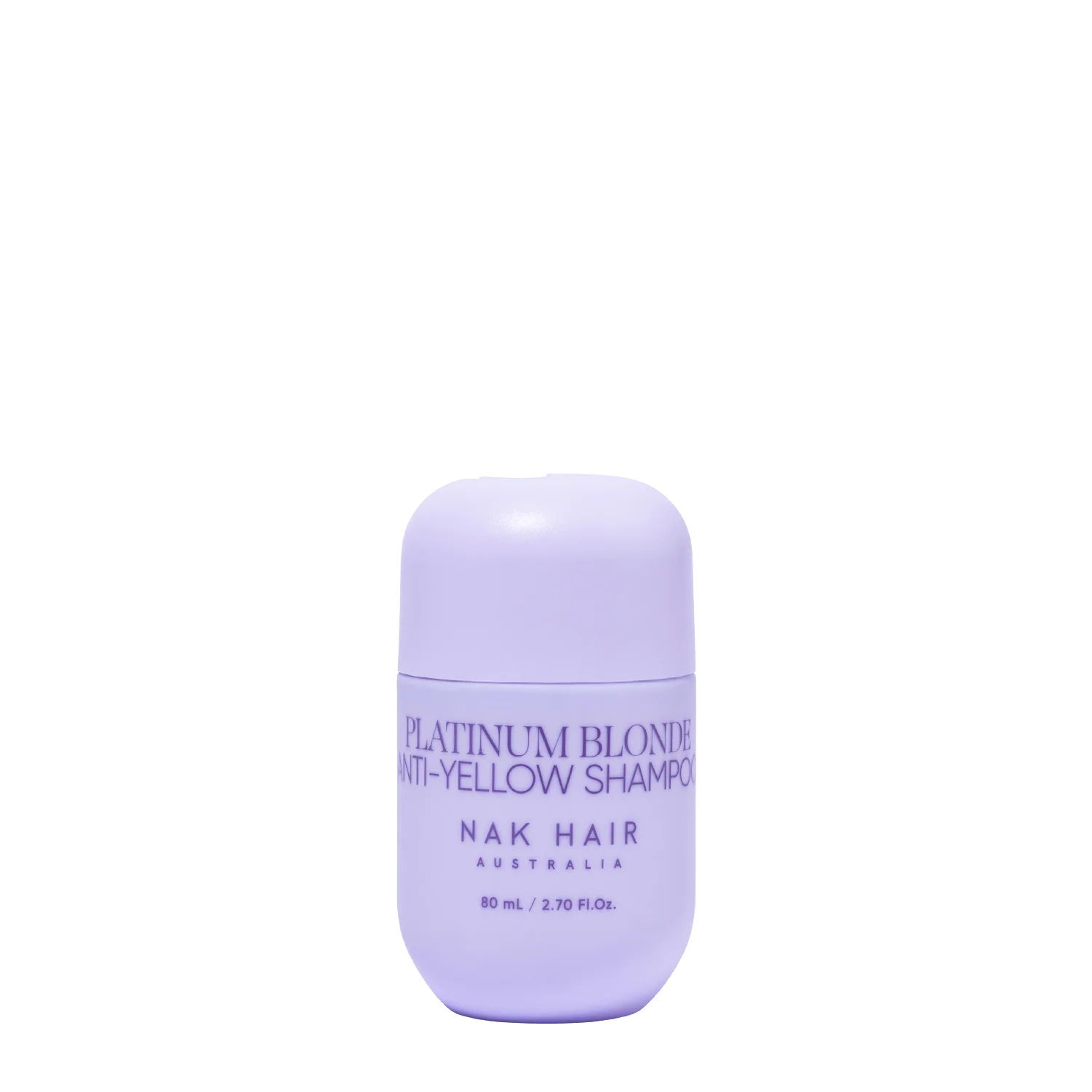 NAK Signature Platinum Blonde Anti-Yellow Shampoo 80ml